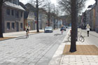 3D-Illustration zum Umbau der Fußgängerzone in Bad Segeberg, Visualisierung Modelldigital Lübeck