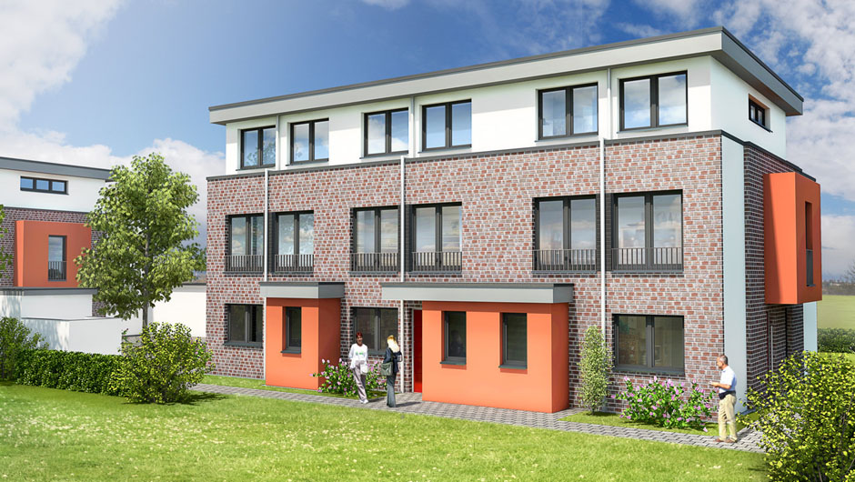 Visualisierung-Reihenhaus-Lüneburg
