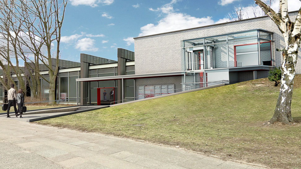 Visualisierung Umbau Station Raues Haus zur barrierefreien Station der Hamburger Hochbahn HHA - Architekt AC Hamburg, Agather