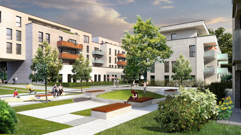 Neues Wohnen an der Luruper Hauptstraße in Hamburg - für die Neue Lübecker Baugenossenschaft
