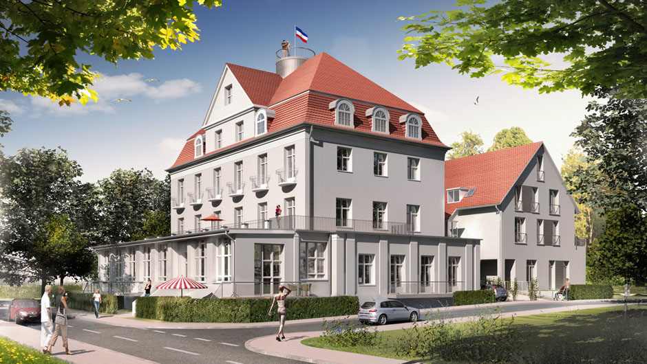 Visualisierung Lübeck Travemünde Parkhotel Godewind, Umbau