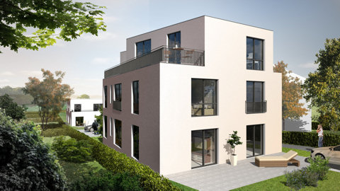 3D-Visualisierung Mehrfamilien-Haus in Hamburg