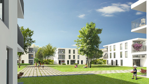 Wohnsiedlung in Trossingen / Baden-Württemberg