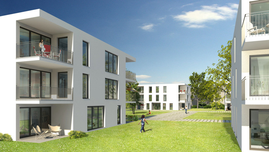 Wohnsiedlung in Trossingen / Baden-Württemberg