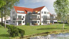 3D-Illustration Neubau Mehrfamilienhaus in Vilsbiburg, Bayern, - Visualisierung Modelldigital Lübeck 