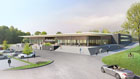 Architektur-Visualisierung Wald-Sporthalle Bad Schwartau