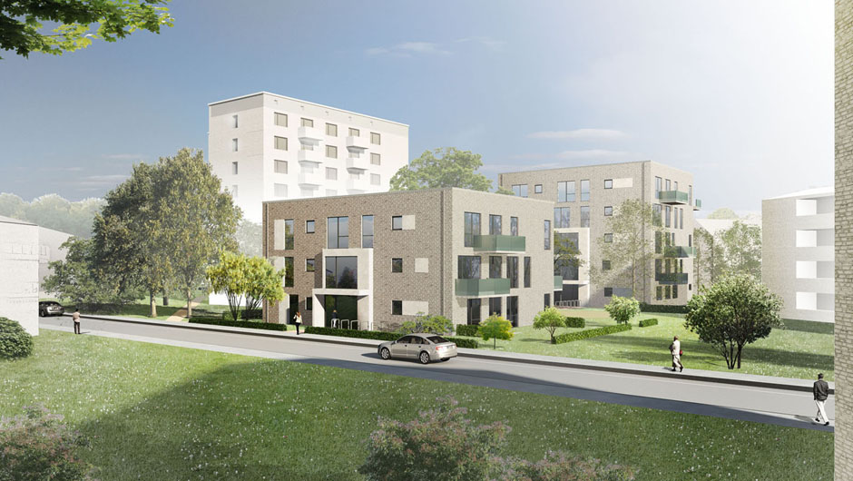 Visualisierung Wohnungsbau Hamburg in Schleswig-Holstein