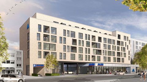 Architektur Visualisierung Hamburg Rothenburgsort --- Visualisierung Ralph Schenkenberger Modelldigital