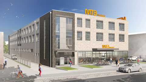 Visualisierung Gewerbe in Schleswig-Holstein, Architekt Kriese