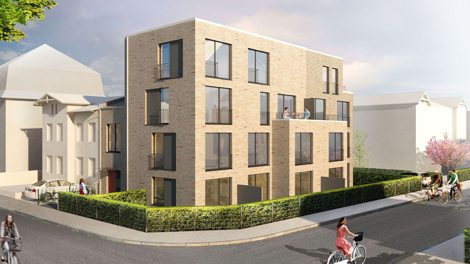 Visualisierung Studenten-Wohnungen Lübeck