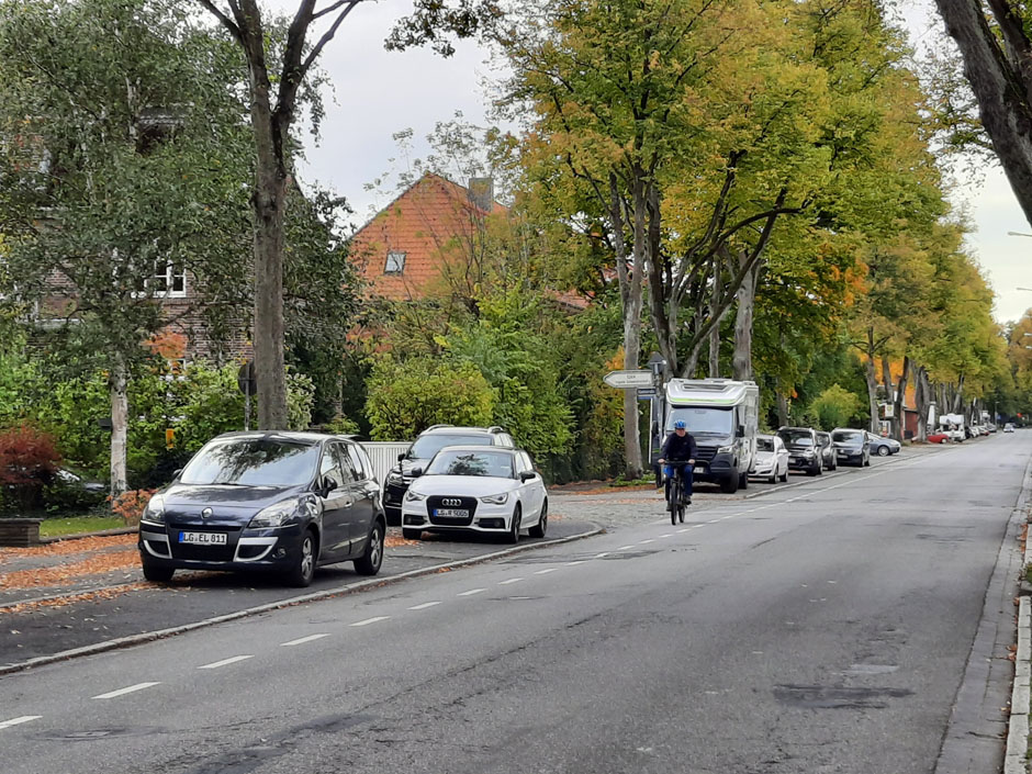 Visualisierung zum Straßenumbau Ülzener Straße in Lüneburg
