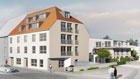 Architektur-Visualisierung Modelldigital zu Neubauten Freudental in Kempten im Allgäu für DM Projekte, Bayern