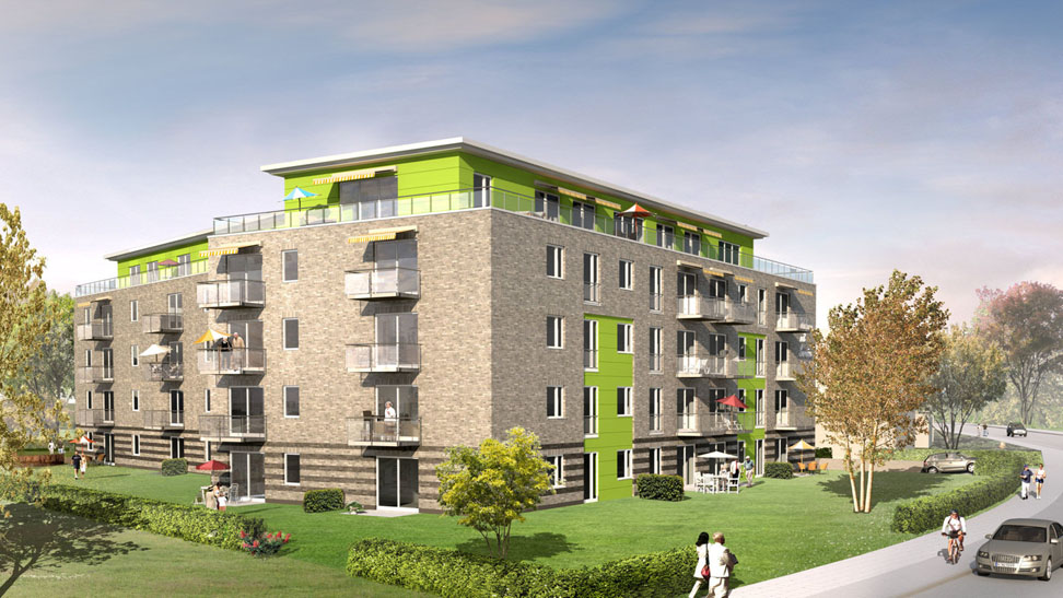 Visualisierung Seniorenwohnungen