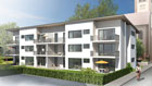 3D-Illustration Mehrfamilienhaus in Seedorf / Baden-Württemberg, Visualisierung Schenkenberger, Lübeck 