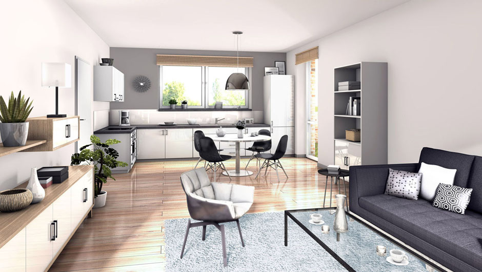 3D-Innenraum-Visualisierung Modelldigital Lübeck