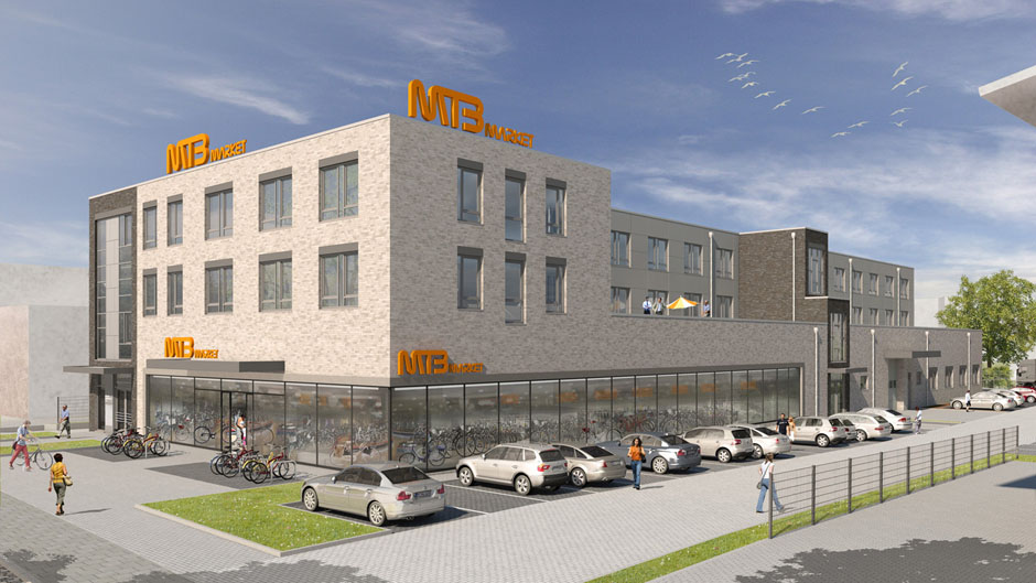 Visualisierung Gewerbe in Schleswig-Holstein, Architekt Kriese