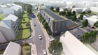 Architektur Visualisierung Wohn- und Geschäftshaus Hamburg --- Visualisierung Ralph Schenkenberger Modelldigital